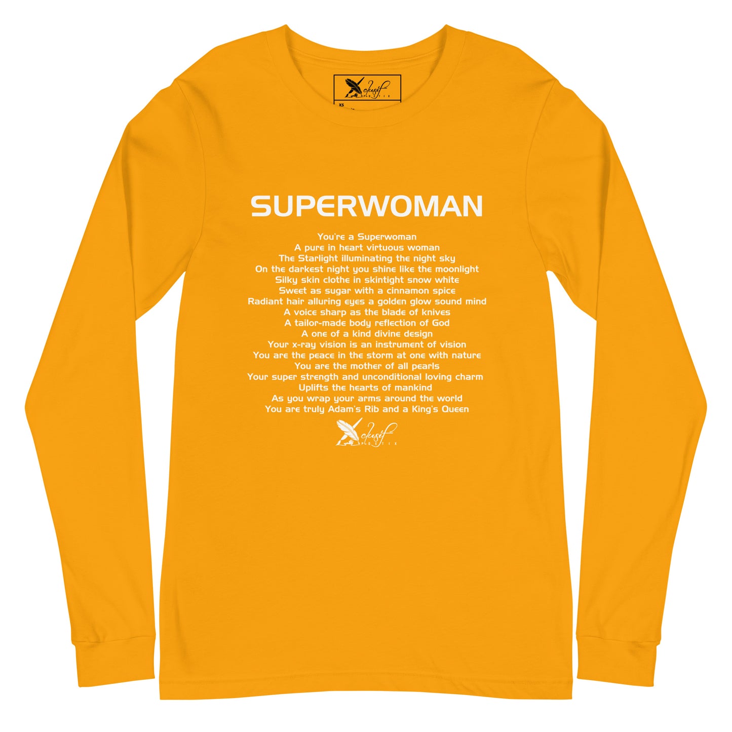 SUPERWOMAN BY XCLUSIF POETIX Unisex Long Sleeve Tee