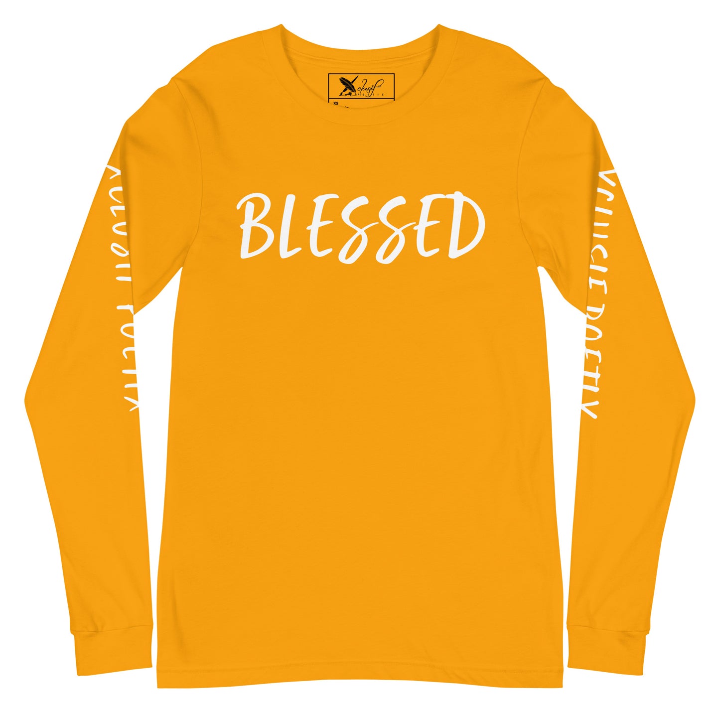 BLESSED BY XCLUSIF POETIX Unisex Long Sleeve Tee