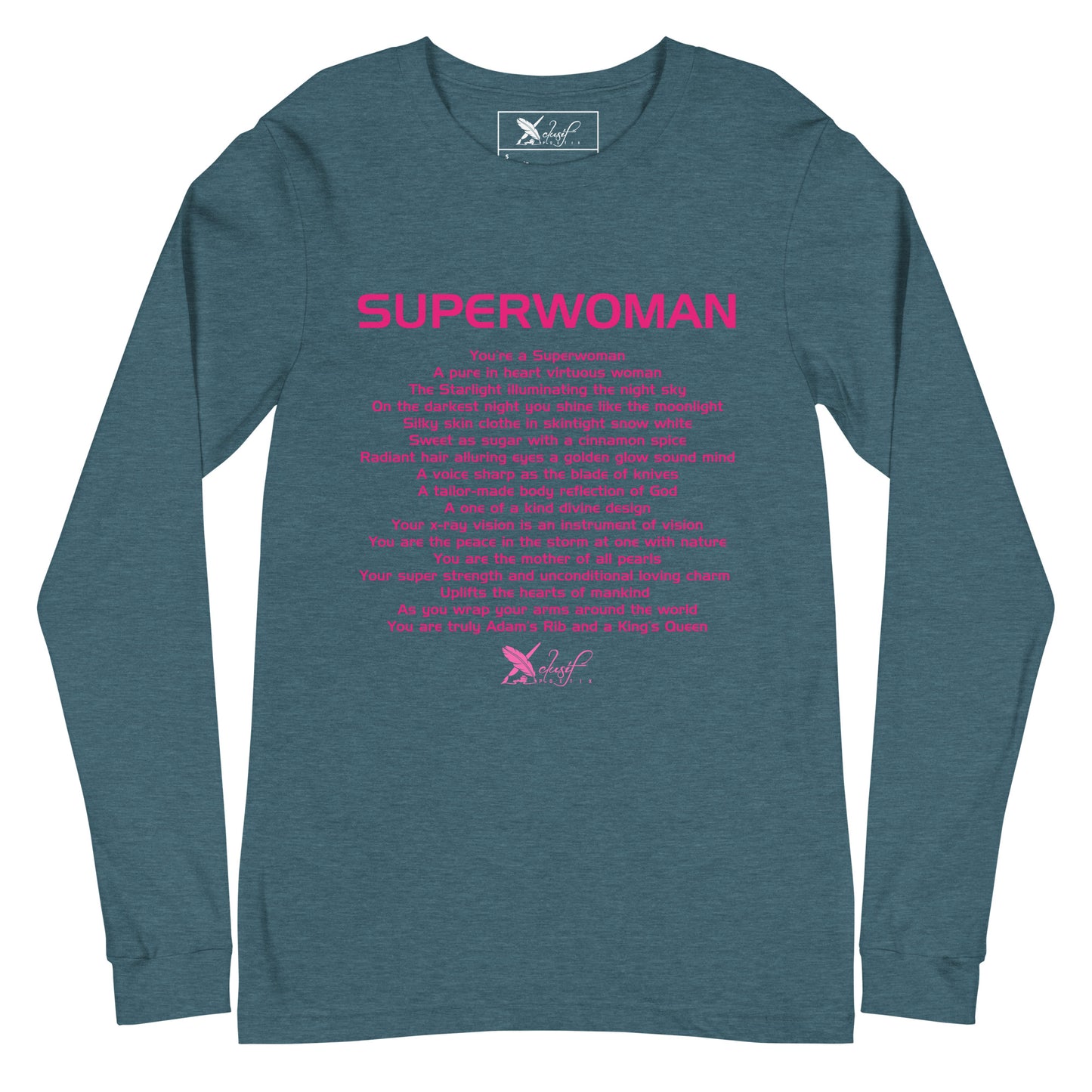 SUPERWOMAN BY XCLUSIF POETIX Unisex Long Sleeve Tee