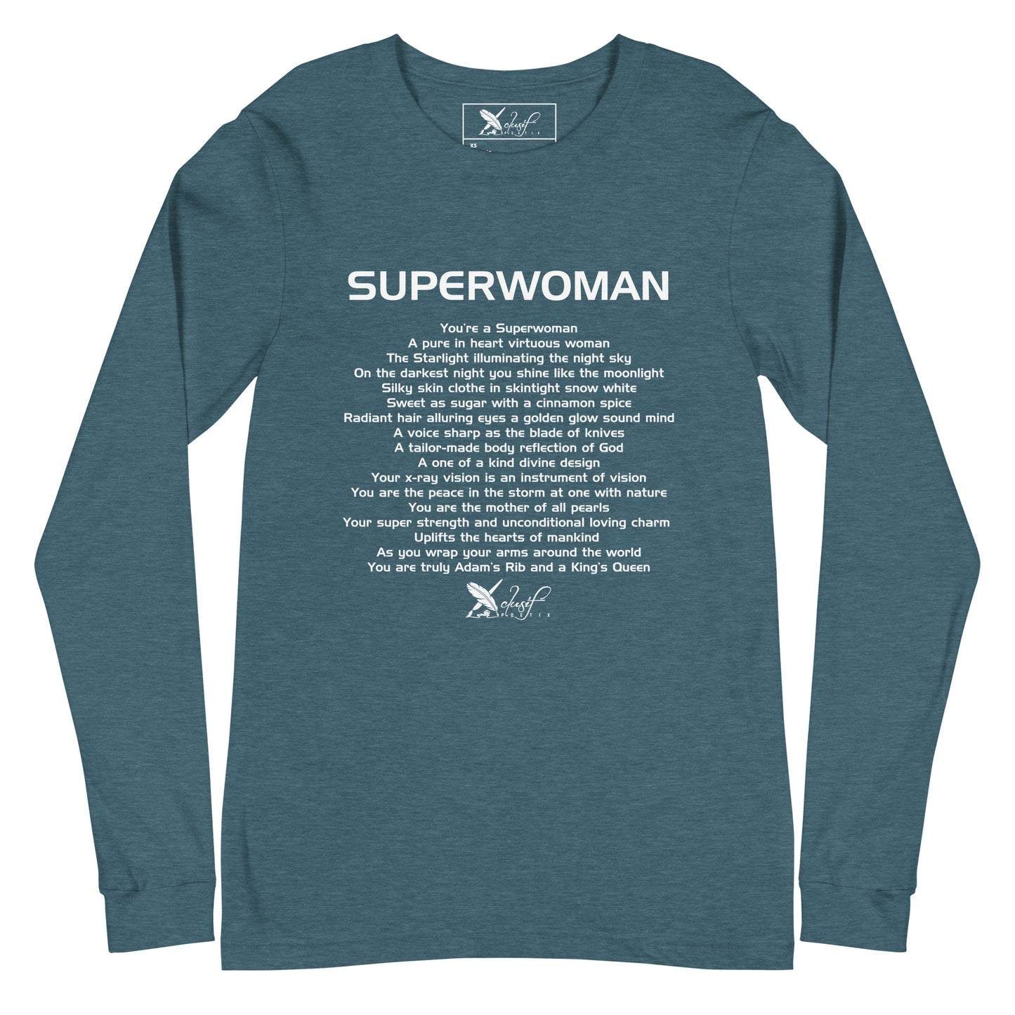 SUPERWOMAN BY XCLUSIF POETIX Unisex Long Sleeve Tee