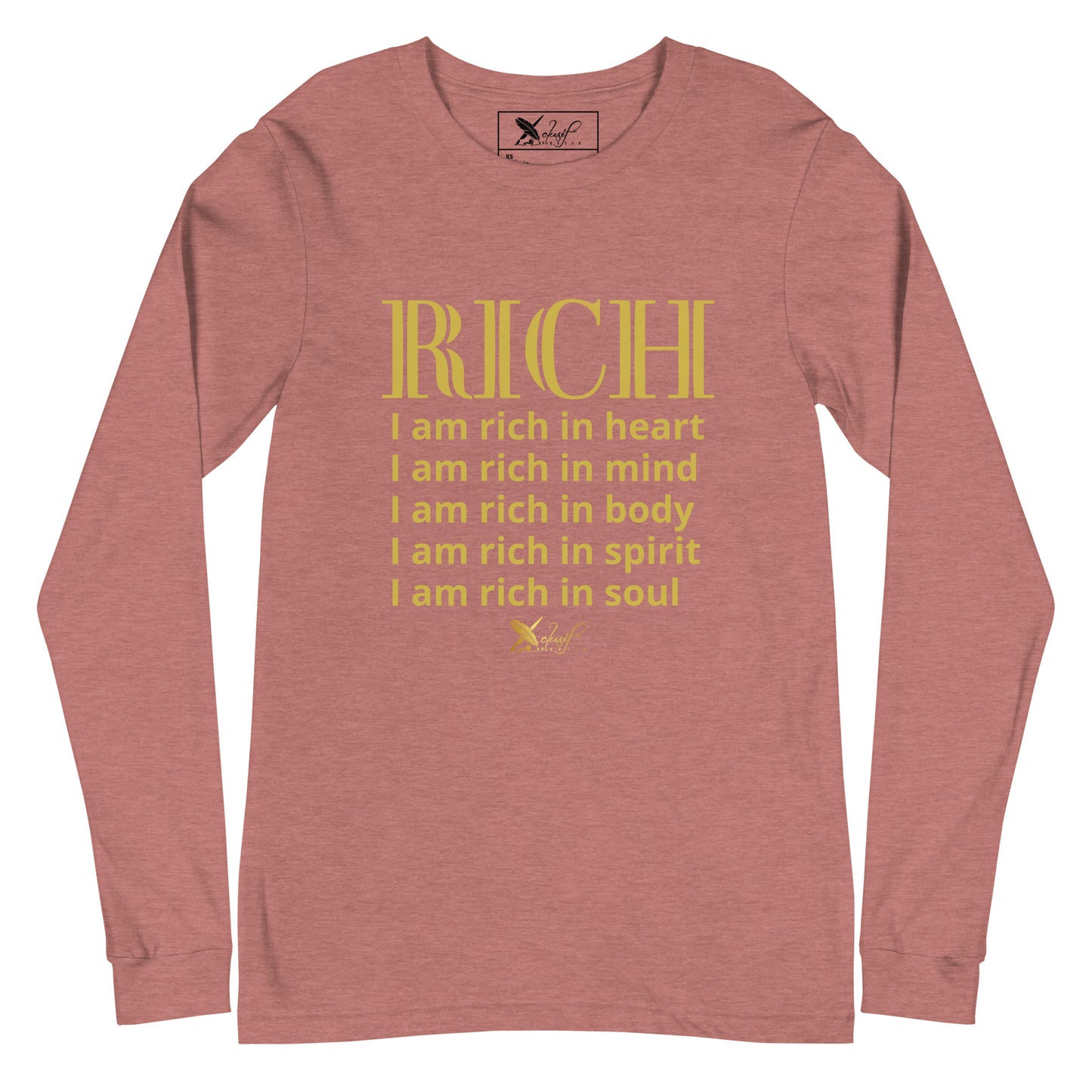 RICH BY XCLUSIF POETIX Unisex Long Sleeve Tee