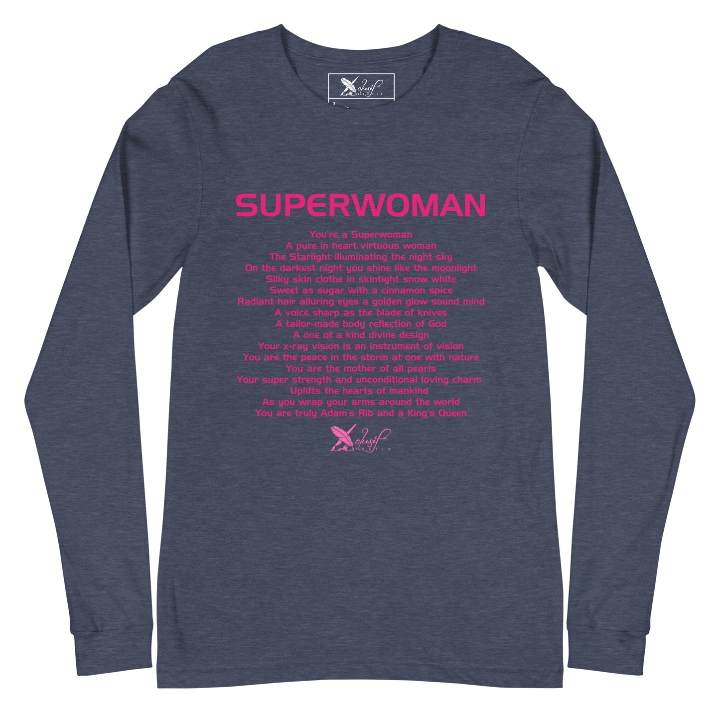 SUPERWOMAN BY XCLUSIF POETIX Unisex Long Sleeve Tee