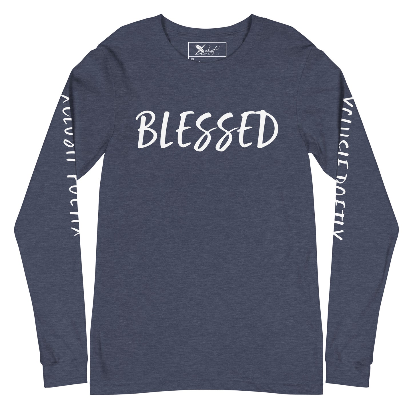 BLESSED BY XCLUSIF POETIX Unisex Long Sleeve Tee