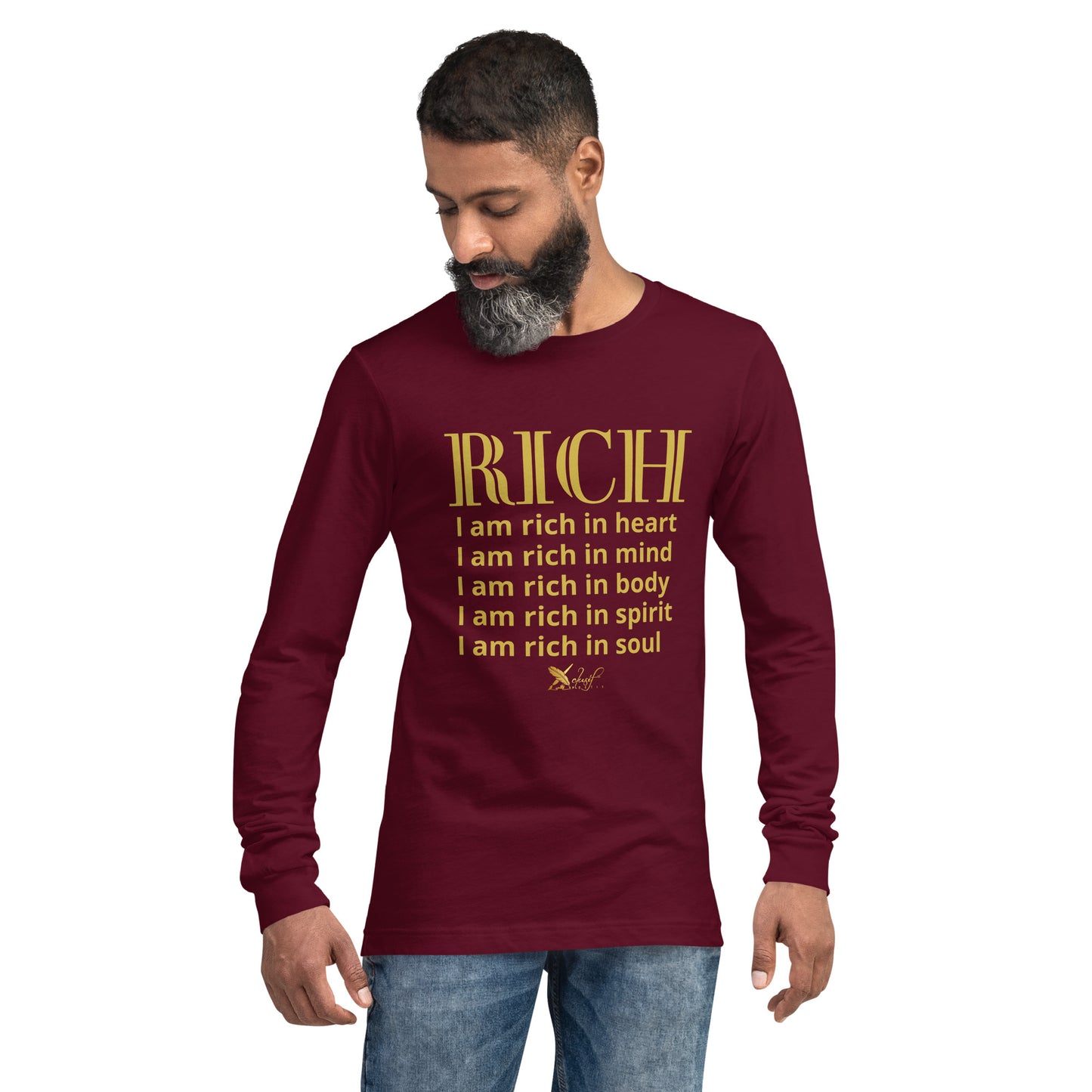 RICH BY XCLUSIF POETIX Unisex Long Sleeve Tee