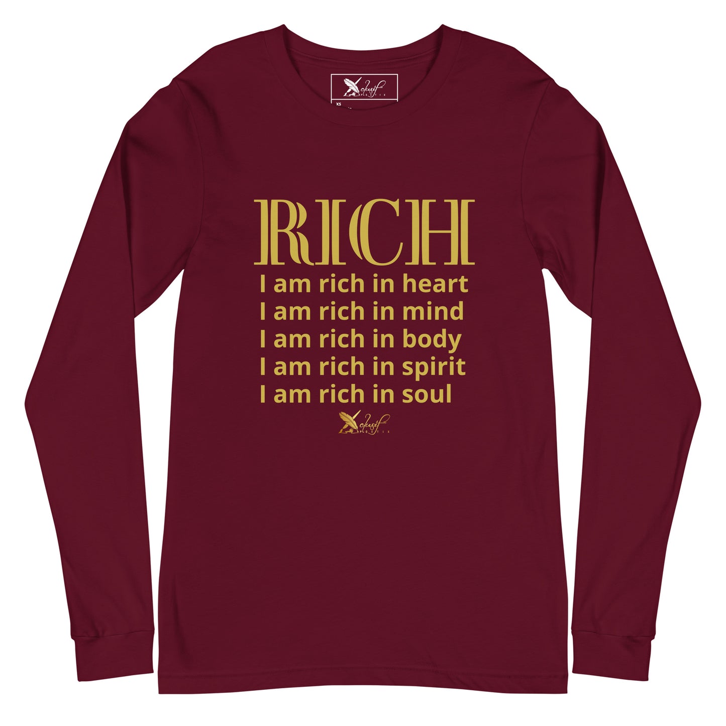 RICH BY XCLUSIF POETIX Unisex Long Sleeve Tee