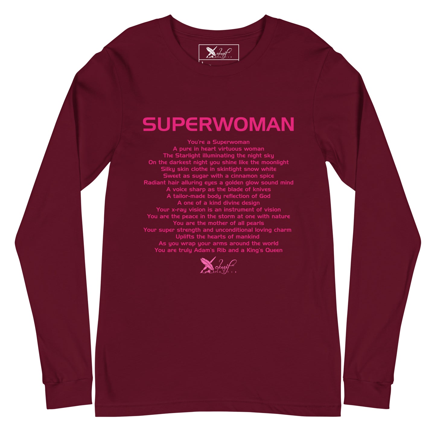 SUPERWOMAN BY XCLUSIF POETIX Unisex Long Sleeve Tee