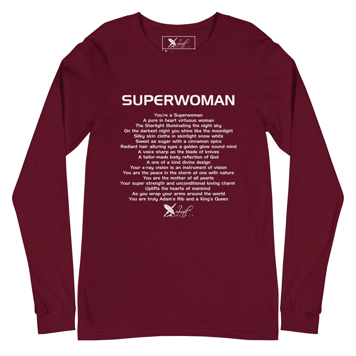 SUPERWOMAN BY XCLUSIF POETIX Unisex Long Sleeve Tee