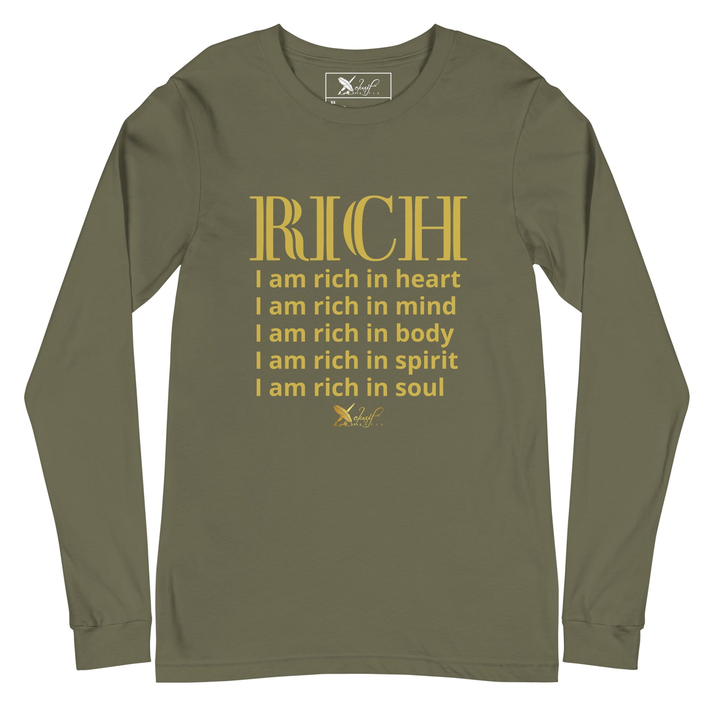 RICH BY XCLUSIF POETIX Unisex Long Sleeve Tee