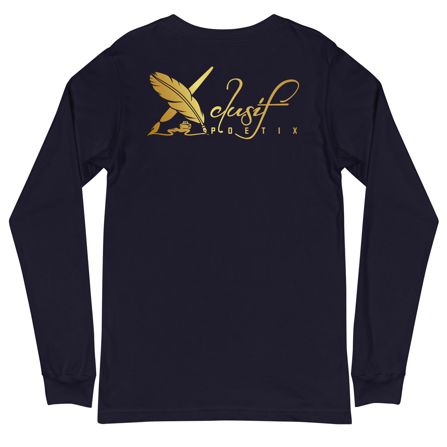 BLESSED BY XCLUSIF POETIX Unisex Long Sleeve Tee