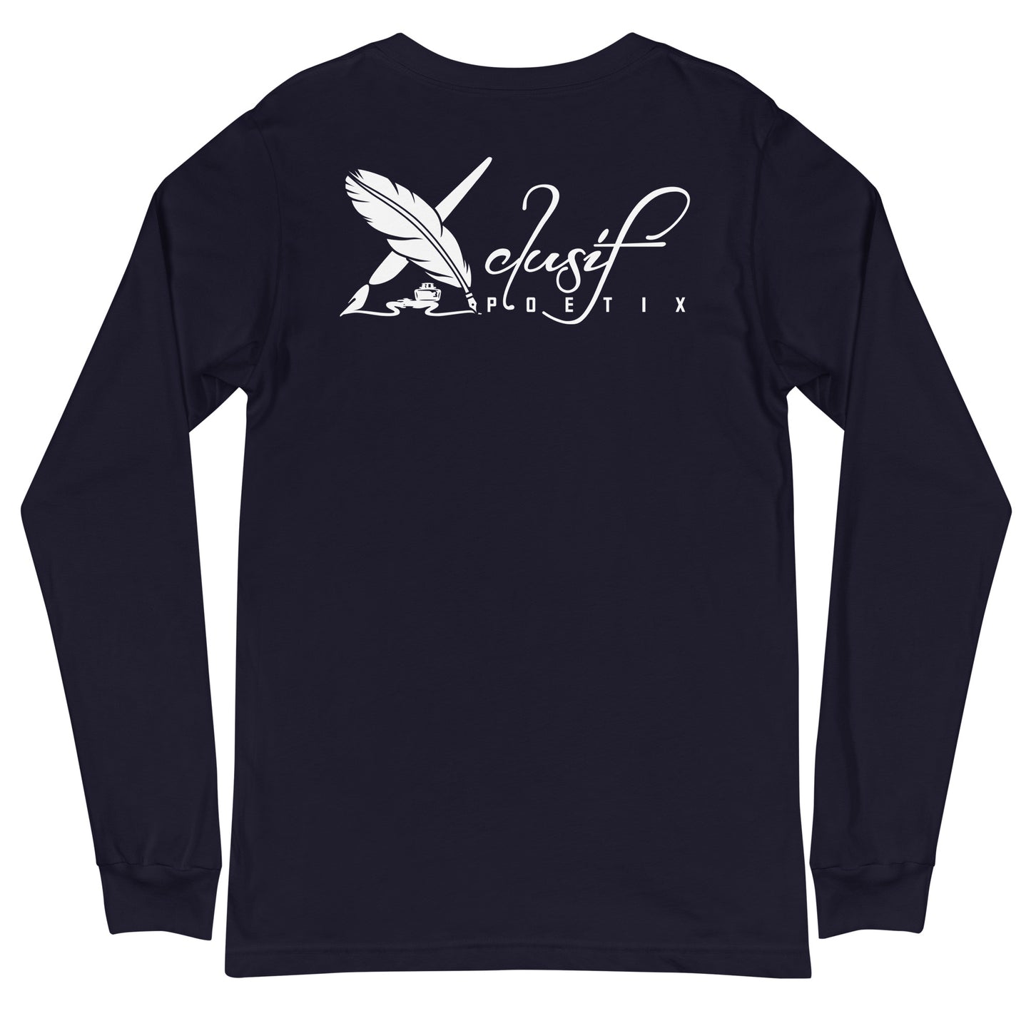 "LIVE FOR WHAT YOU LOVE" BY XCLUSIF POETIX Unisex Long Sleeve Tee