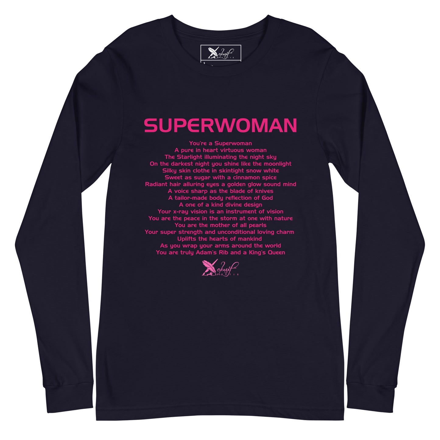 SUPERWOMAN BY XCLUSIF POETIX Unisex Long Sleeve Tee