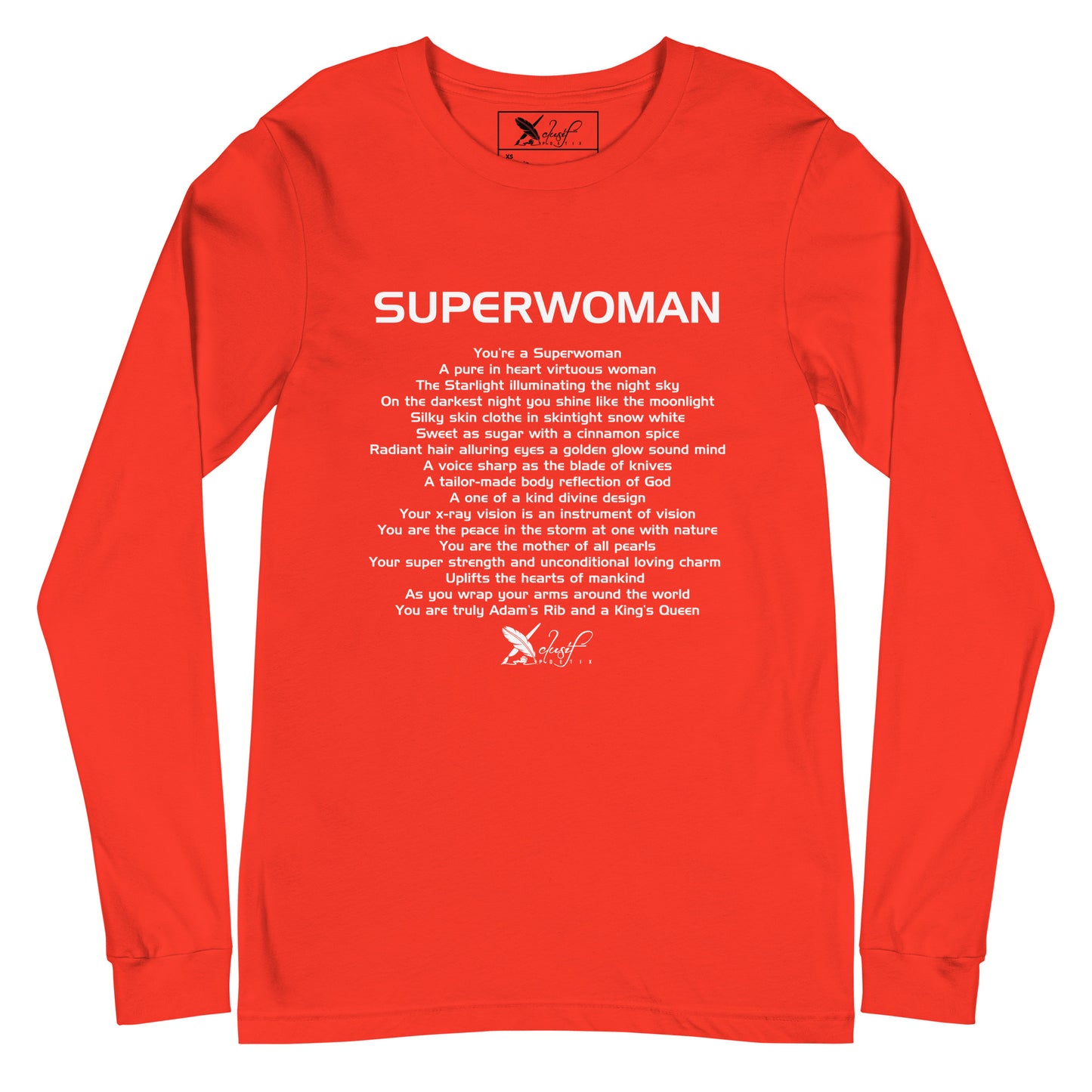 SUPERWOMAN BY XCLUSIF POETIX Unisex Long Sleeve Tee