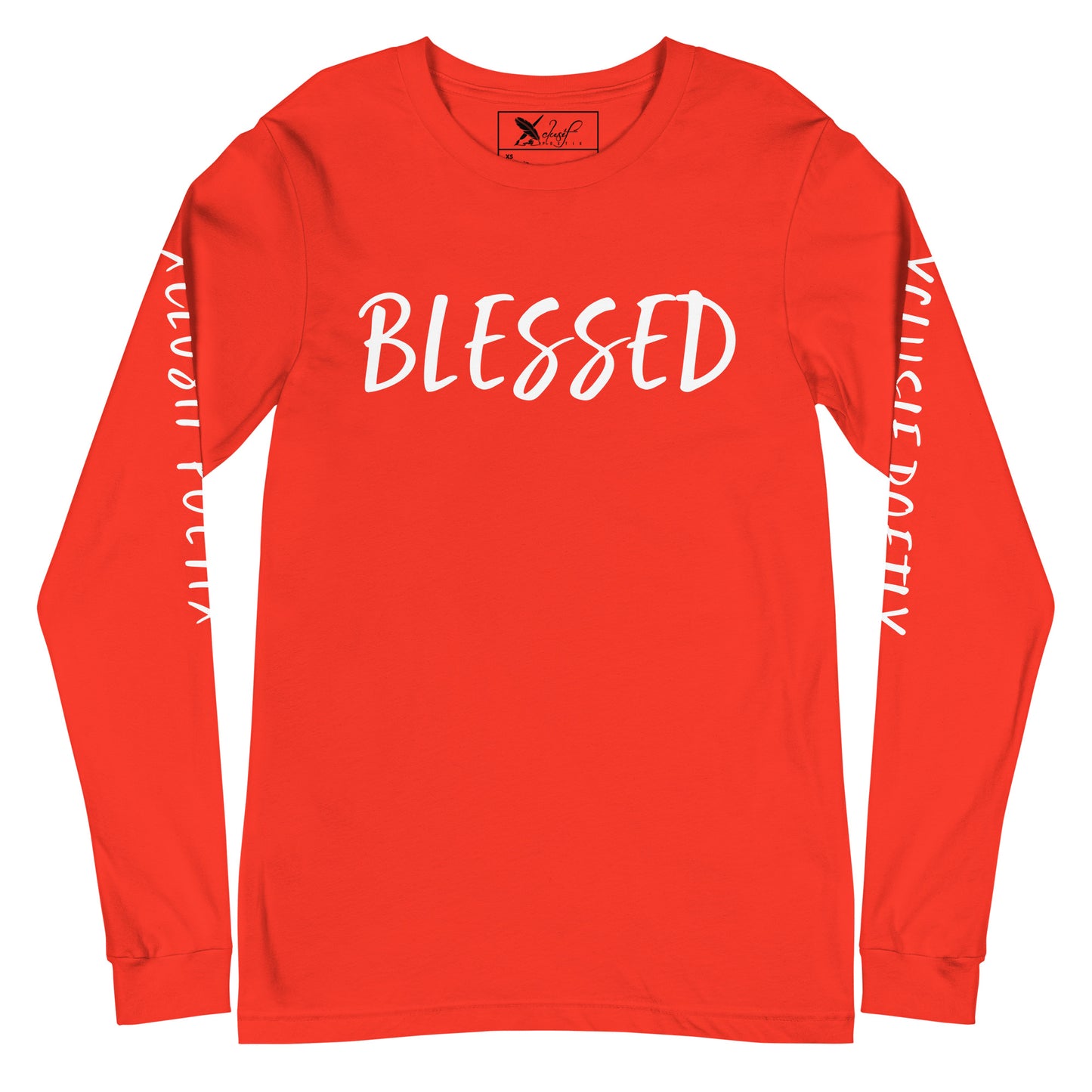 BLESSED BY XCLUSIF POETIX Unisex Long Sleeve Tee