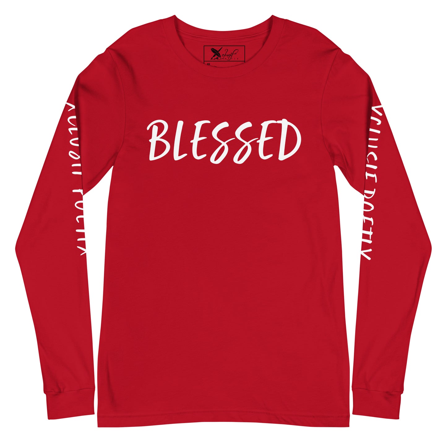 BLESSED BY XCLUSIF POETIX Unisex Long Sleeve Tee