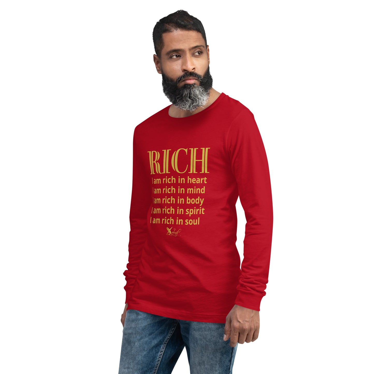 RICH BY XCLUSIF POETIX Unisex Long Sleeve Tee