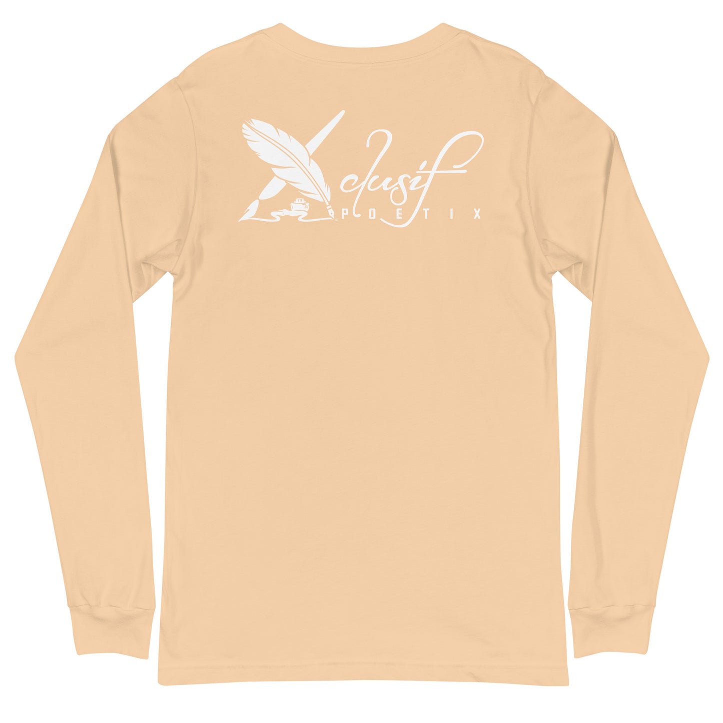 "LIVE FOR WHAT YOU LOVE" BY XCLUSIF POETIX Unisex Long Sleeve Tee