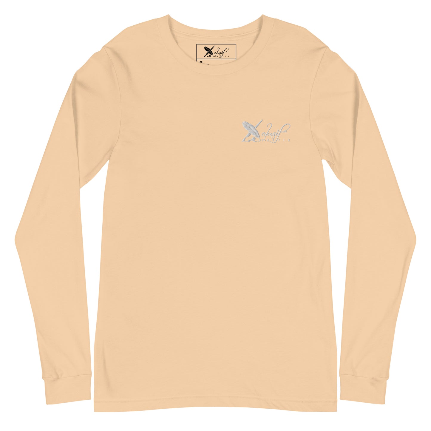 XCLUSIF POETIX WHITE LOGO Unisex Long Sleeve Tee