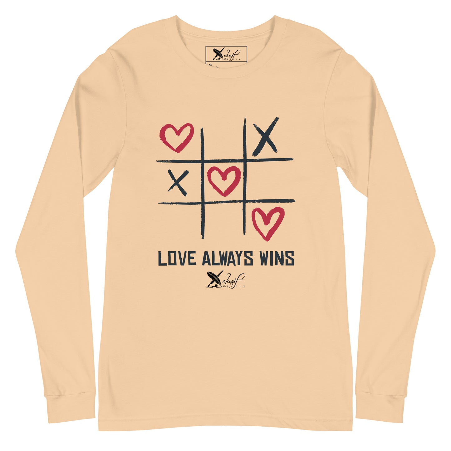 "LOVE ALWAYS WINS" BY XCLUSIF POETIX Unisex Long Sleeve Tee