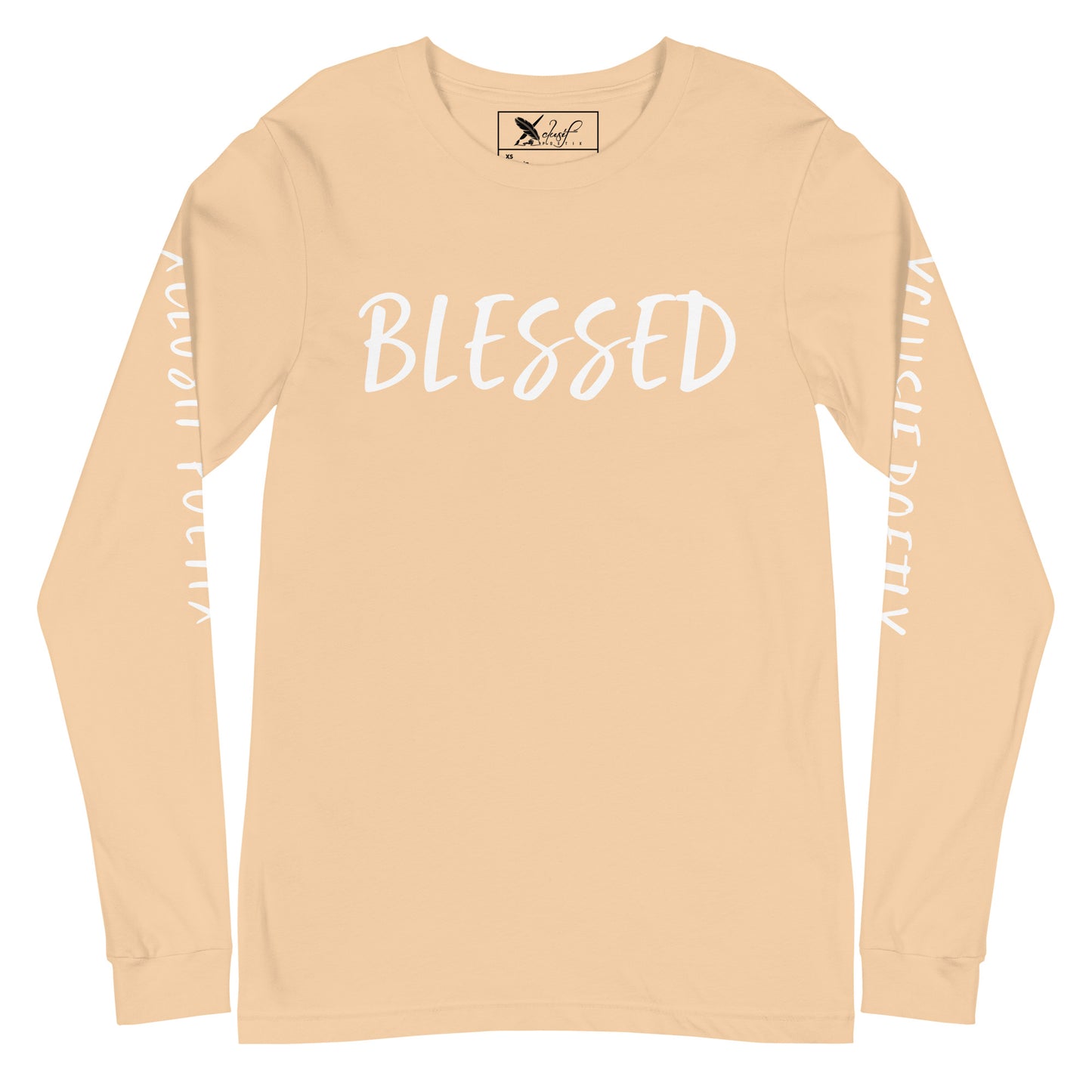 BLESSED BY XCLUSIF POETIX Unisex Long Sleeve Tee