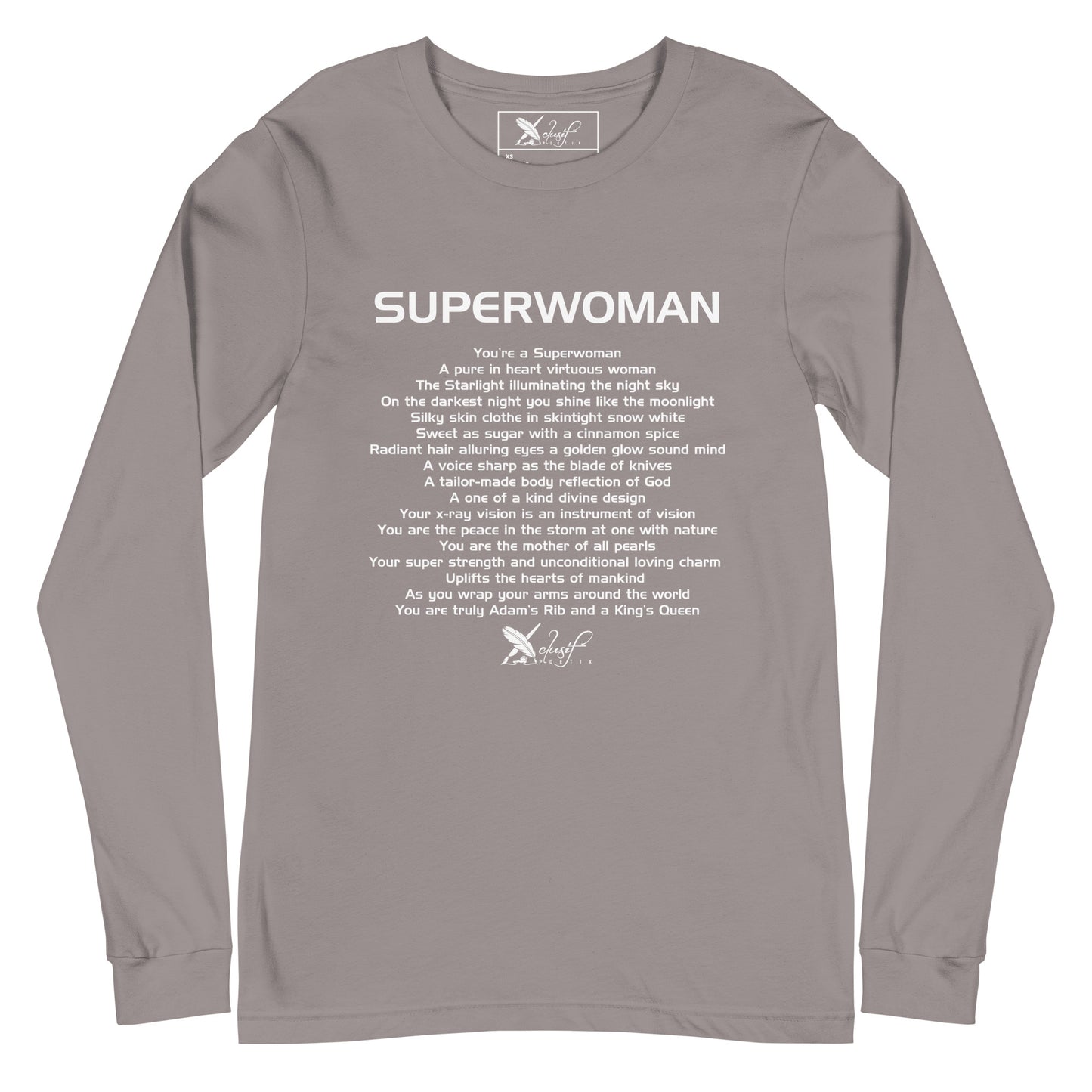 SUPERWOMAN BY XCLUSIF POETIX Unisex Long Sleeve Tee