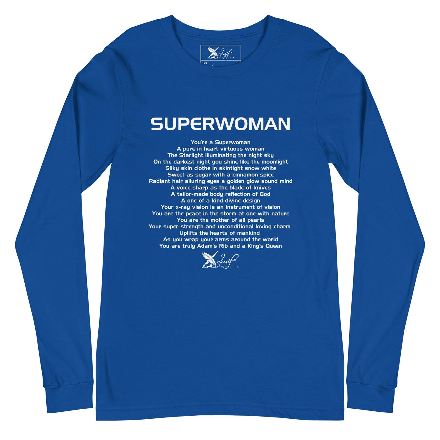 SUPERWOMAN BY XCLUSIF POETIX Unisex Long Sleeve Tee