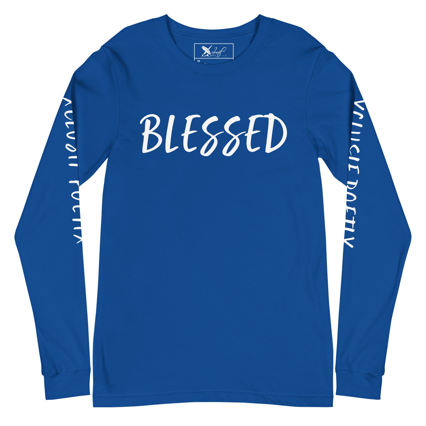 BLESSED BY XCLUSIF POETIX Unisex Long Sleeve Tee