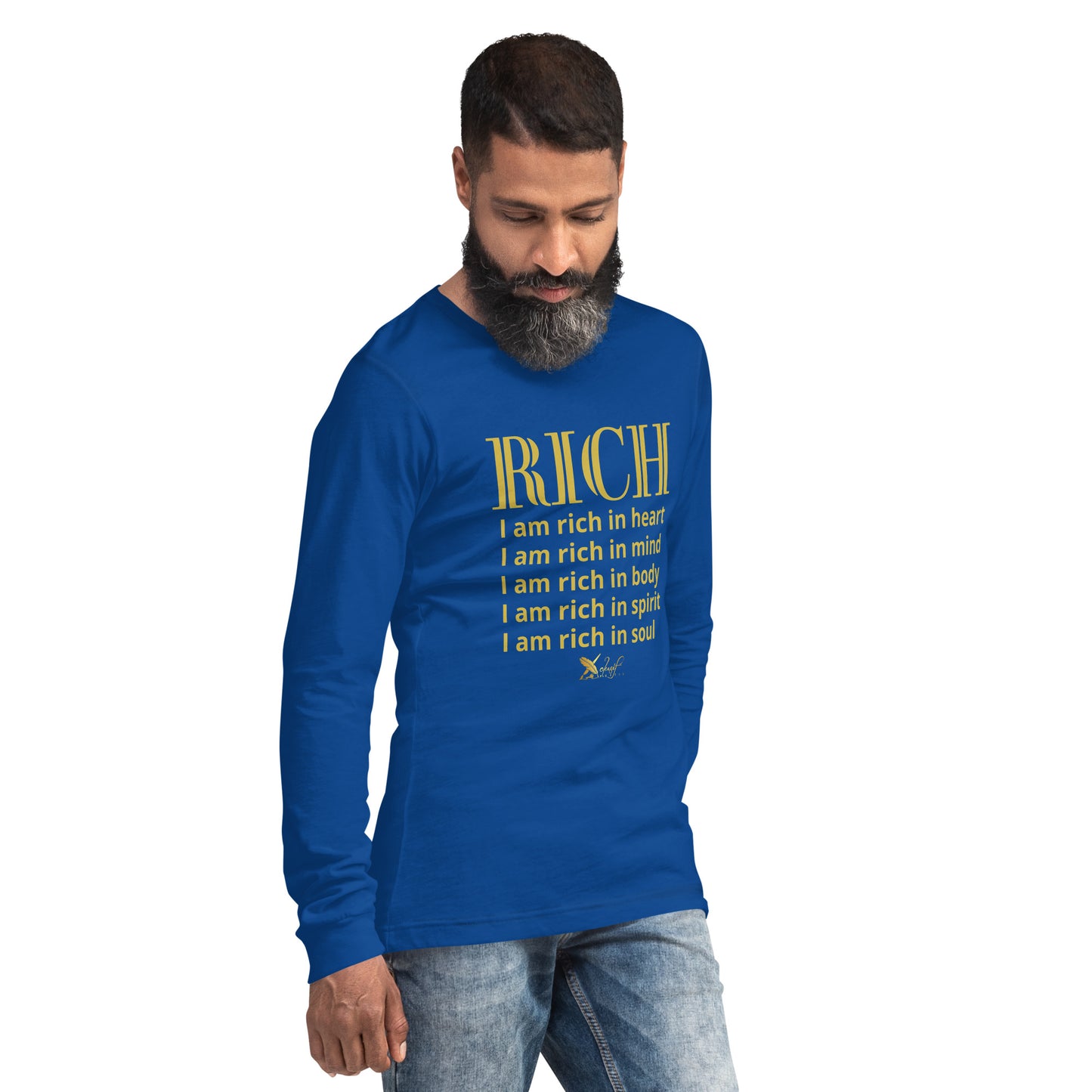 RICH BY XCLUSIF POETIX Unisex Long Sleeve Tee