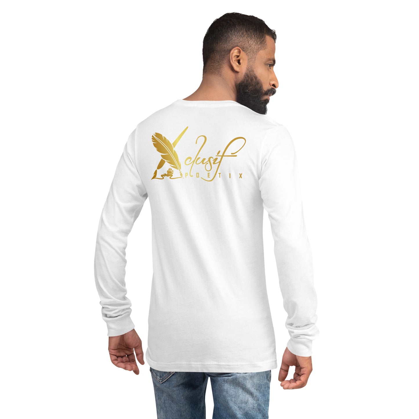 BLESSED BY XCLUSIF POETIX Unisex Long Sleeve Tee