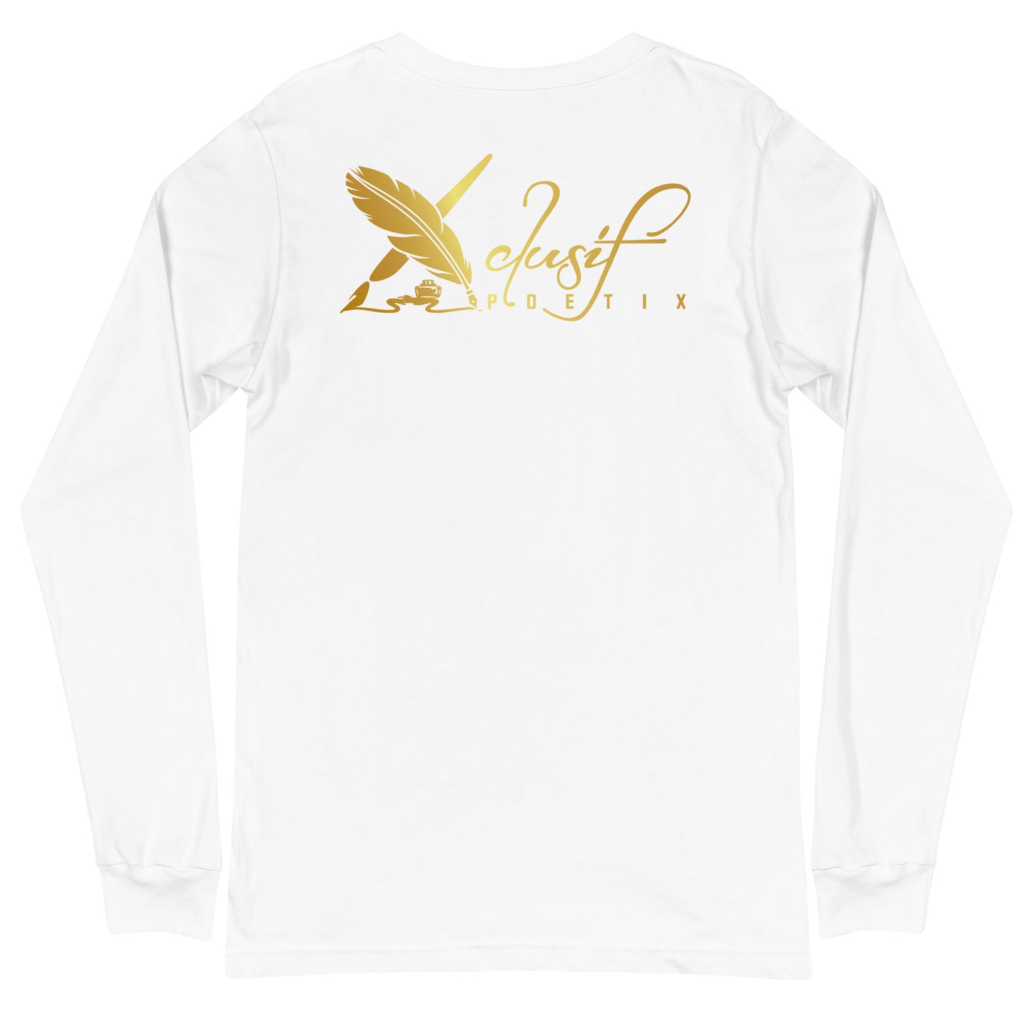 BLESSED BY XCLUSIF POETIX Unisex Long Sleeve Tee