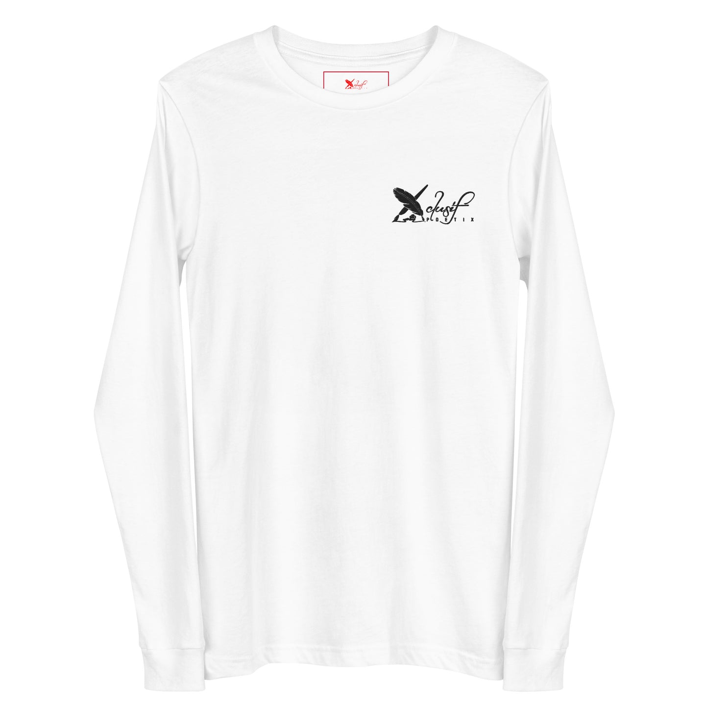 XCLUSIF POETIX BLACK LOGO Unisex Long Sleeve Tee