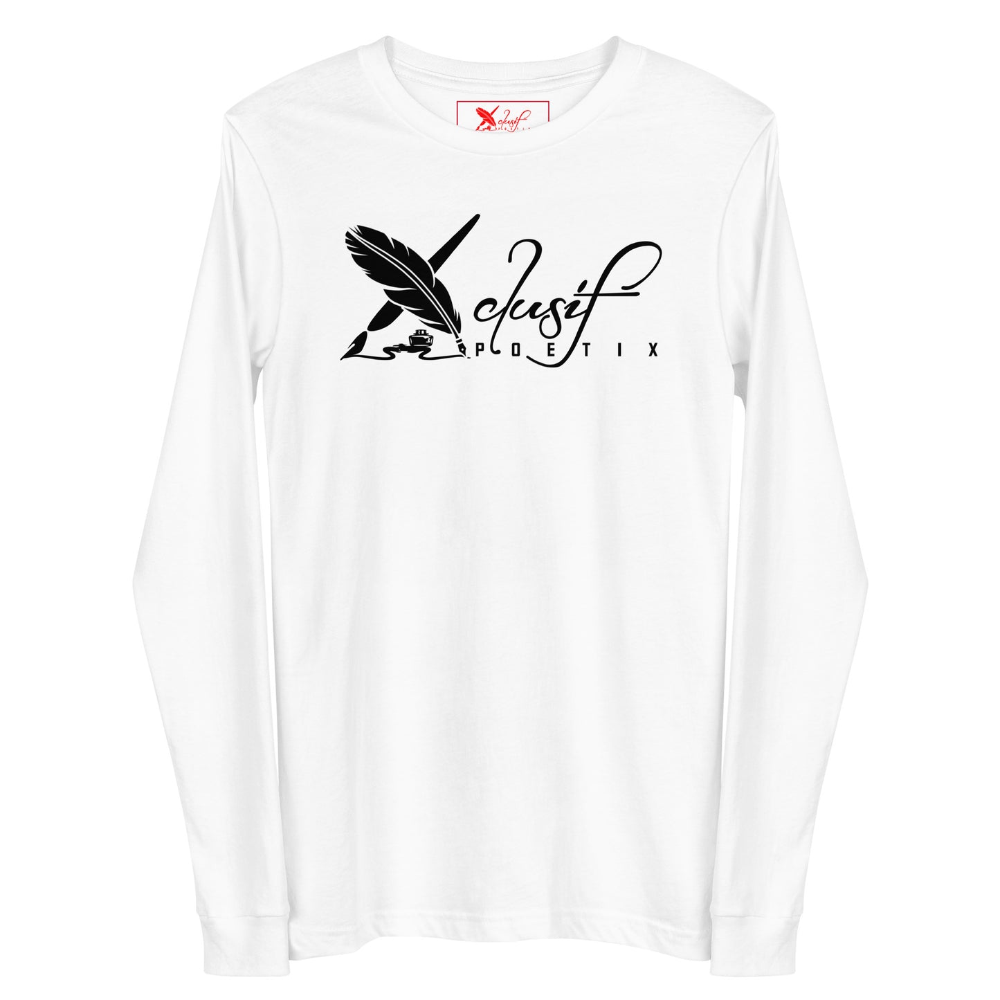 XCLUSIF POETIX BLACK LOGO Unisex Long Sleeve Tee