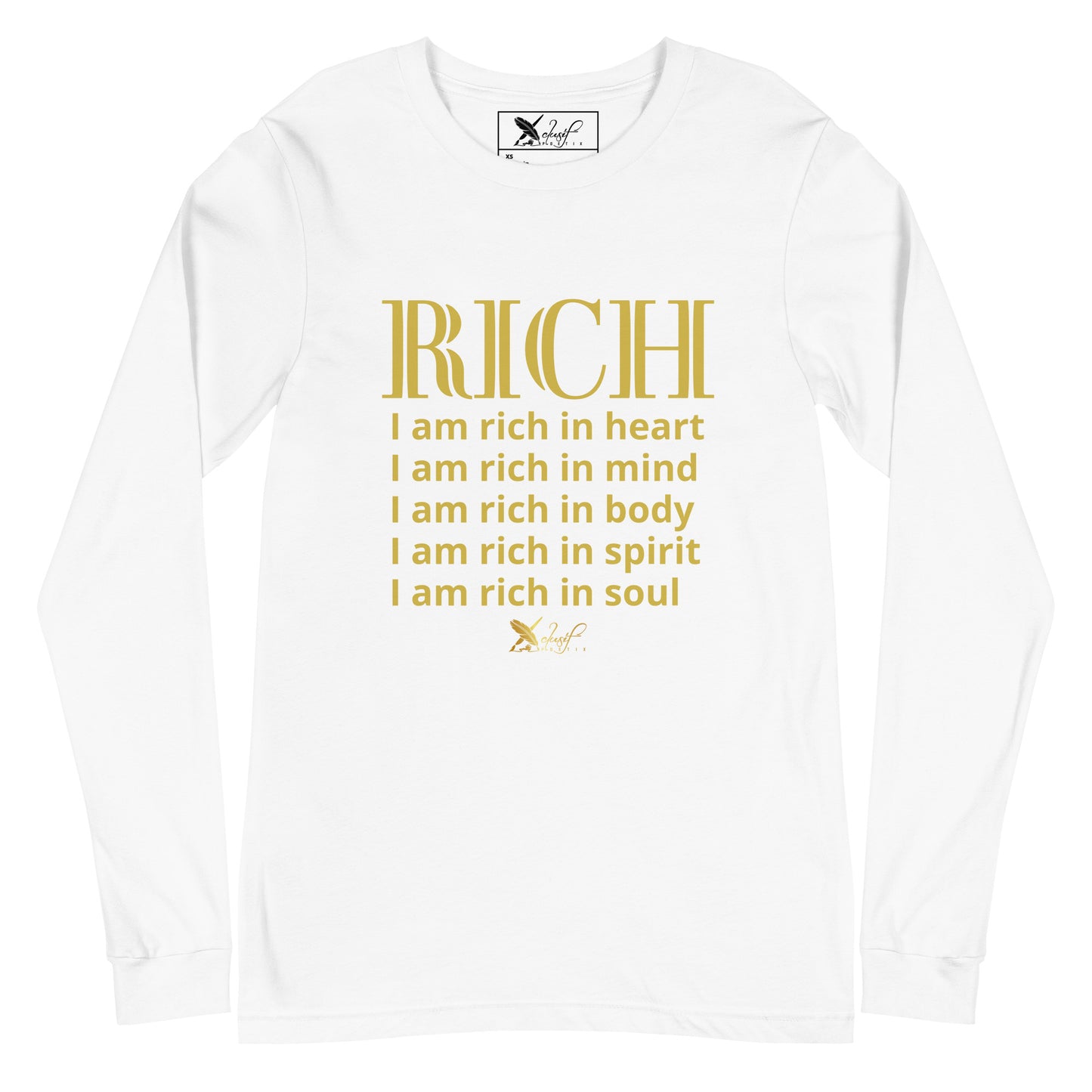 RICH BY XCLUSIF POETIX Unisex Long Sleeve Tee