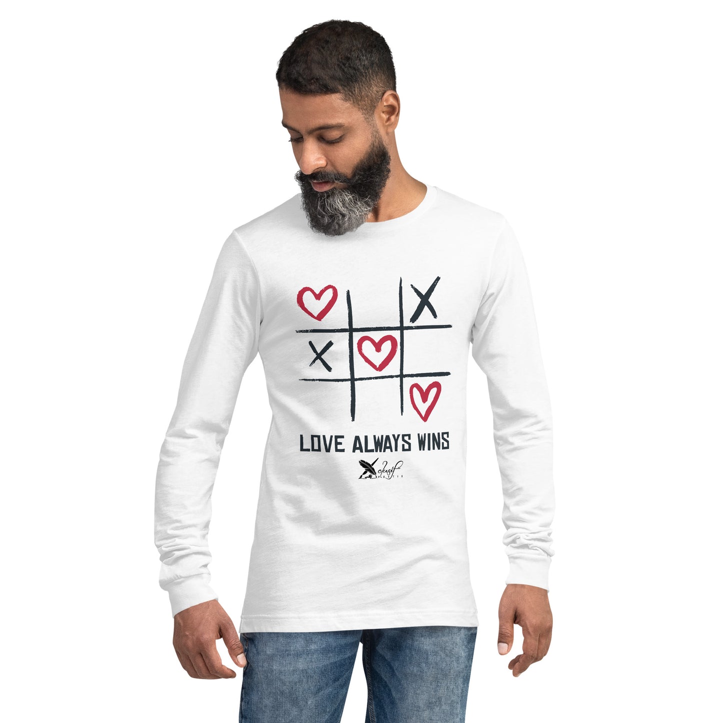 "LOVE ALWAYS WINS" BY XCLUSIF POETIX Unisex Long Sleeve Tee