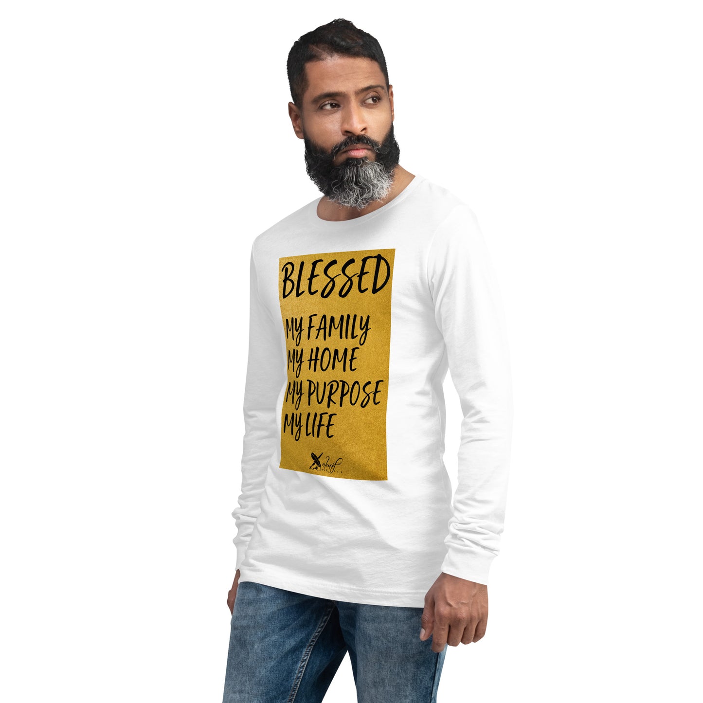 BLESSED BY XCLUSIF POETIX Unisex Long Sleeve Tee