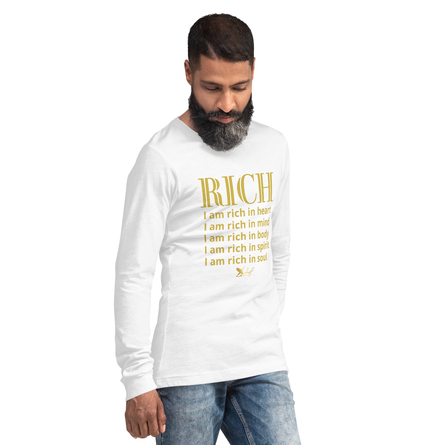 RICH BY XCLUSIF POETIX Unisex Long Sleeve Tee