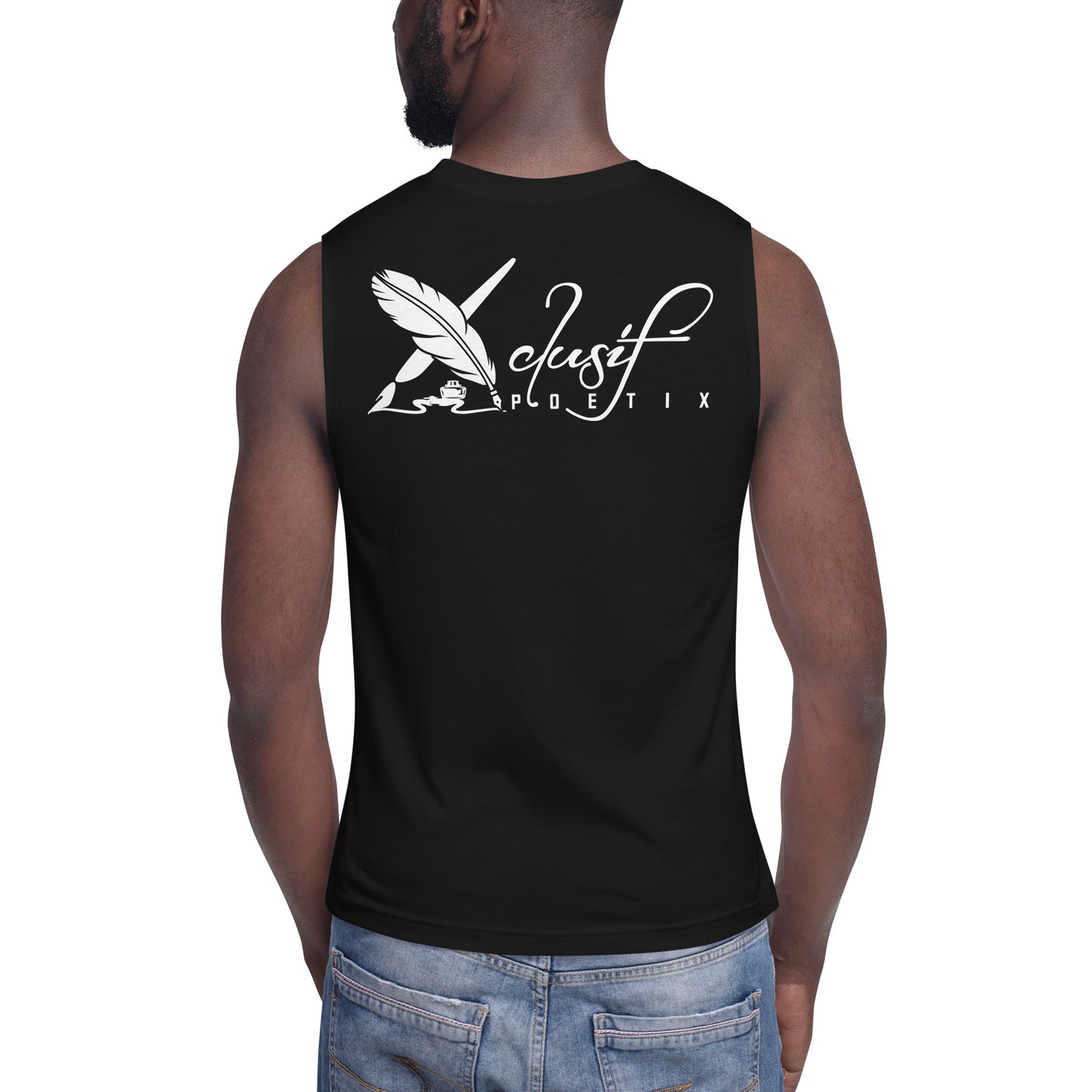 "LIVE FOR WHAT YOU LOVE" BY XCLUSIF POETIX Muscle Shirt