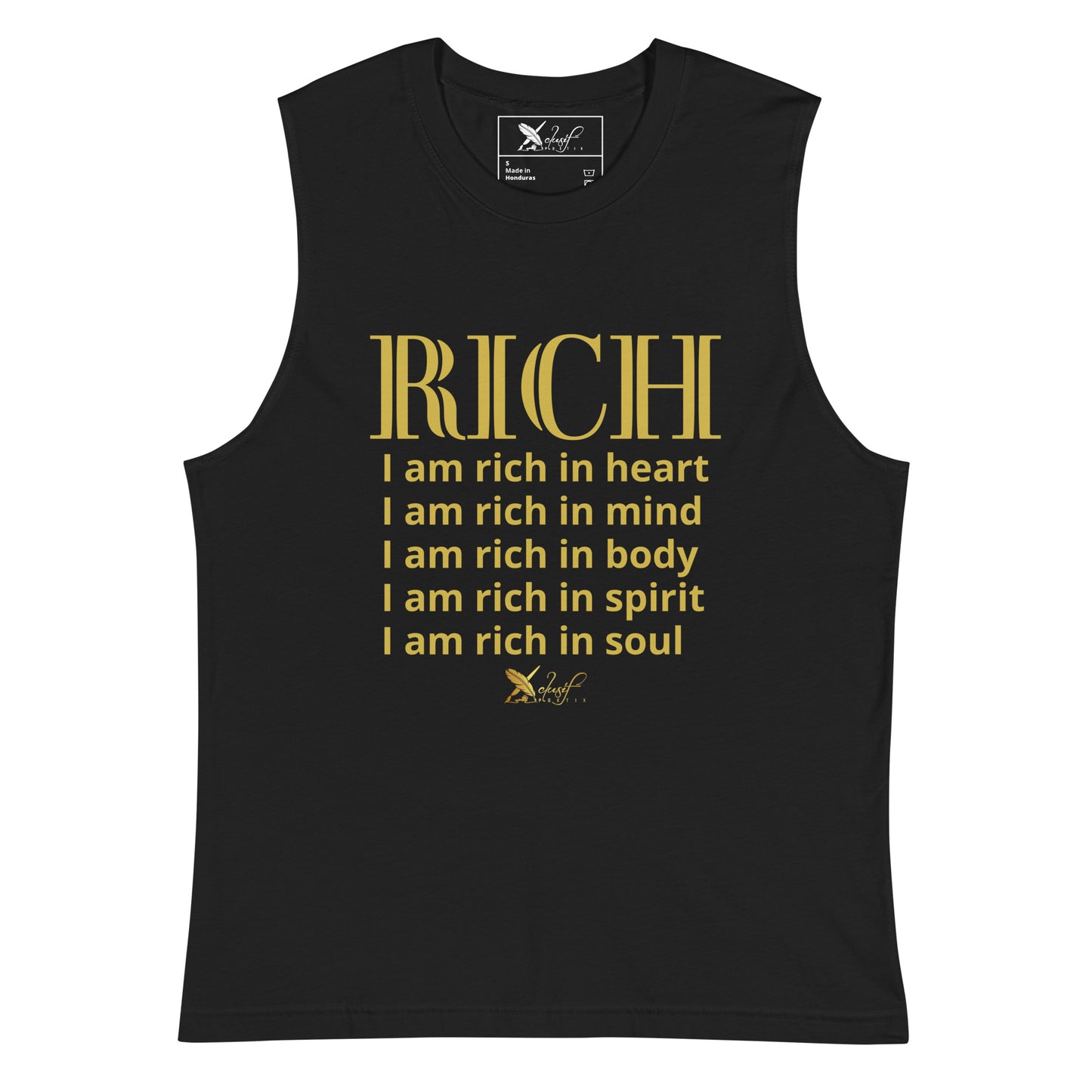 RICH BY XCLUSIF POETIX Unisex Muscle Shirt