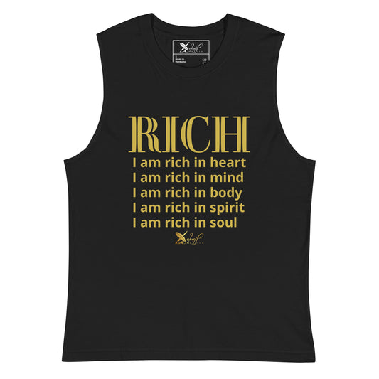 RICH BY XCLUSIF POETIX Unisex Muscle Shirt