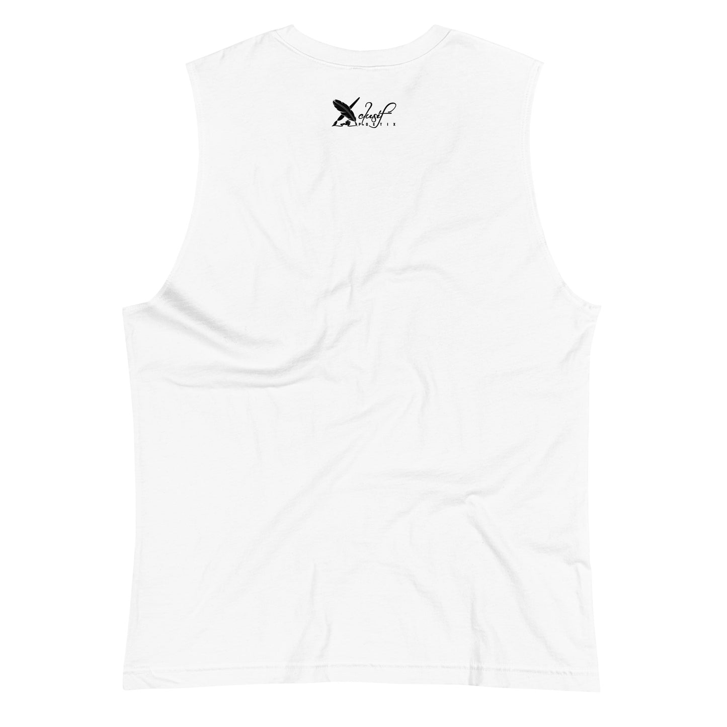 XCLUSIF POETIX BLACK LOGO Unisex Muscle Shirt