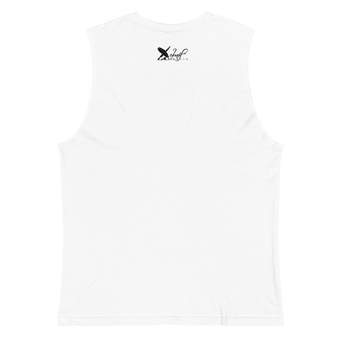 XCLUSIF POETIX BLACK LOGO Unisex Muscle Shirt