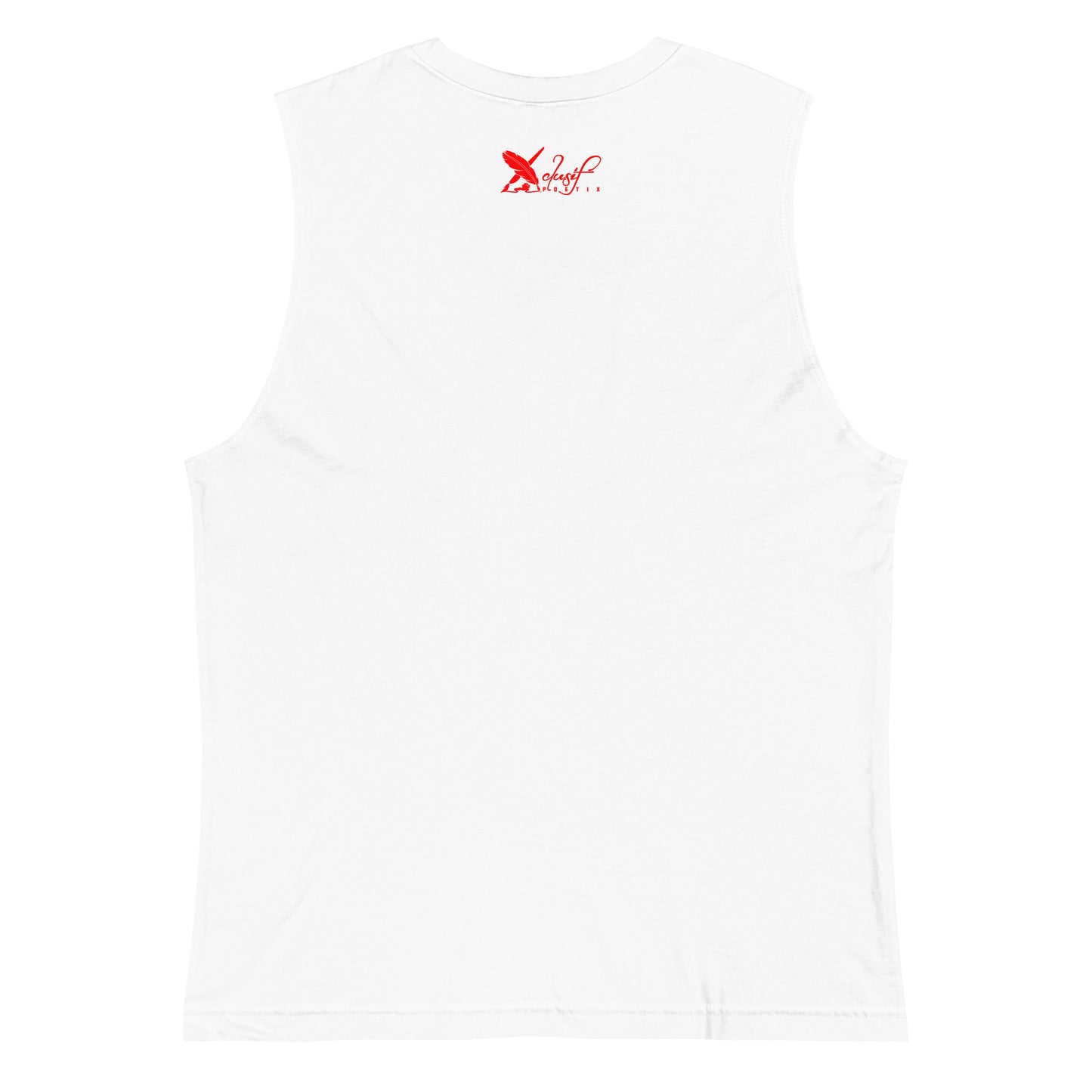 LOVE BY XCLUSIF POETIX Embroidery Muscle Shirt