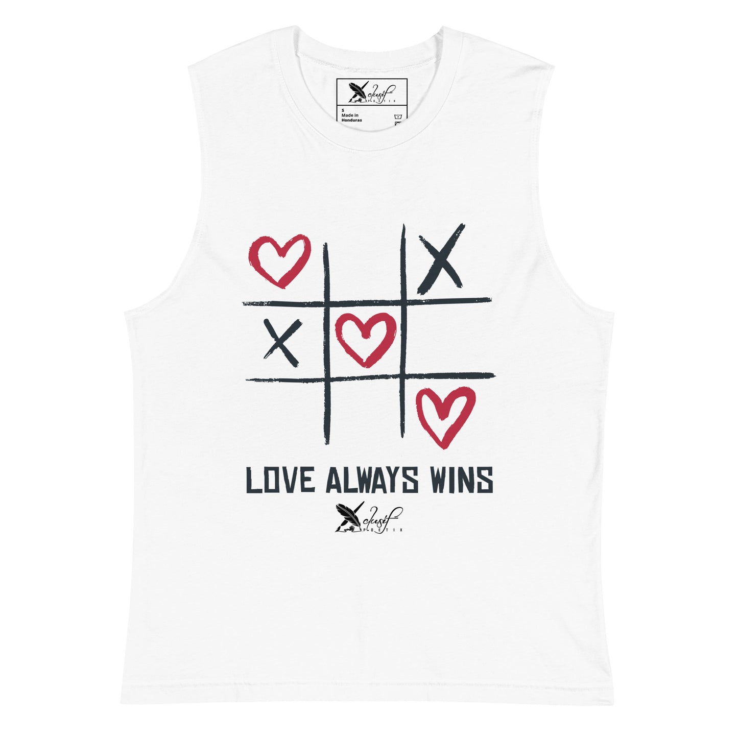 "LOVE ALWAYS WINS" BY XCLUSIF POETIX Muscle Shirt