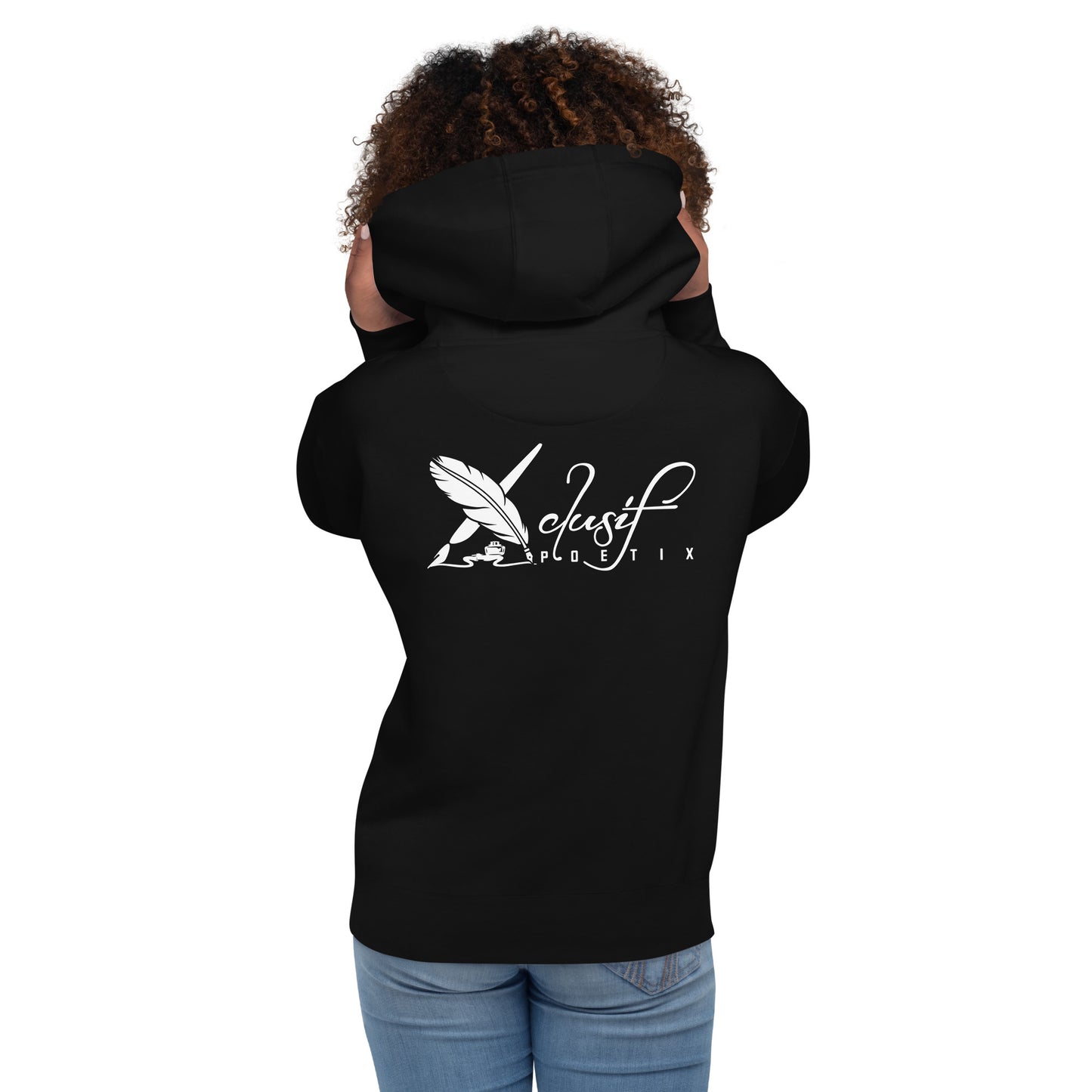 "LIVE FOR WHAT YOU LOVE" BY XCLUSIF POETIX Unisex Hoodie