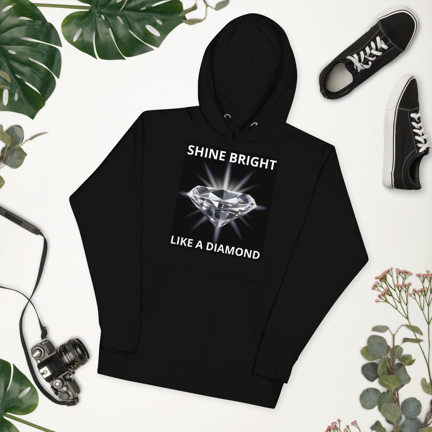 "SHINE BRIGHT LIKE A DIAMOND" BY XCLUSIF POETIX Unisex Hoodie