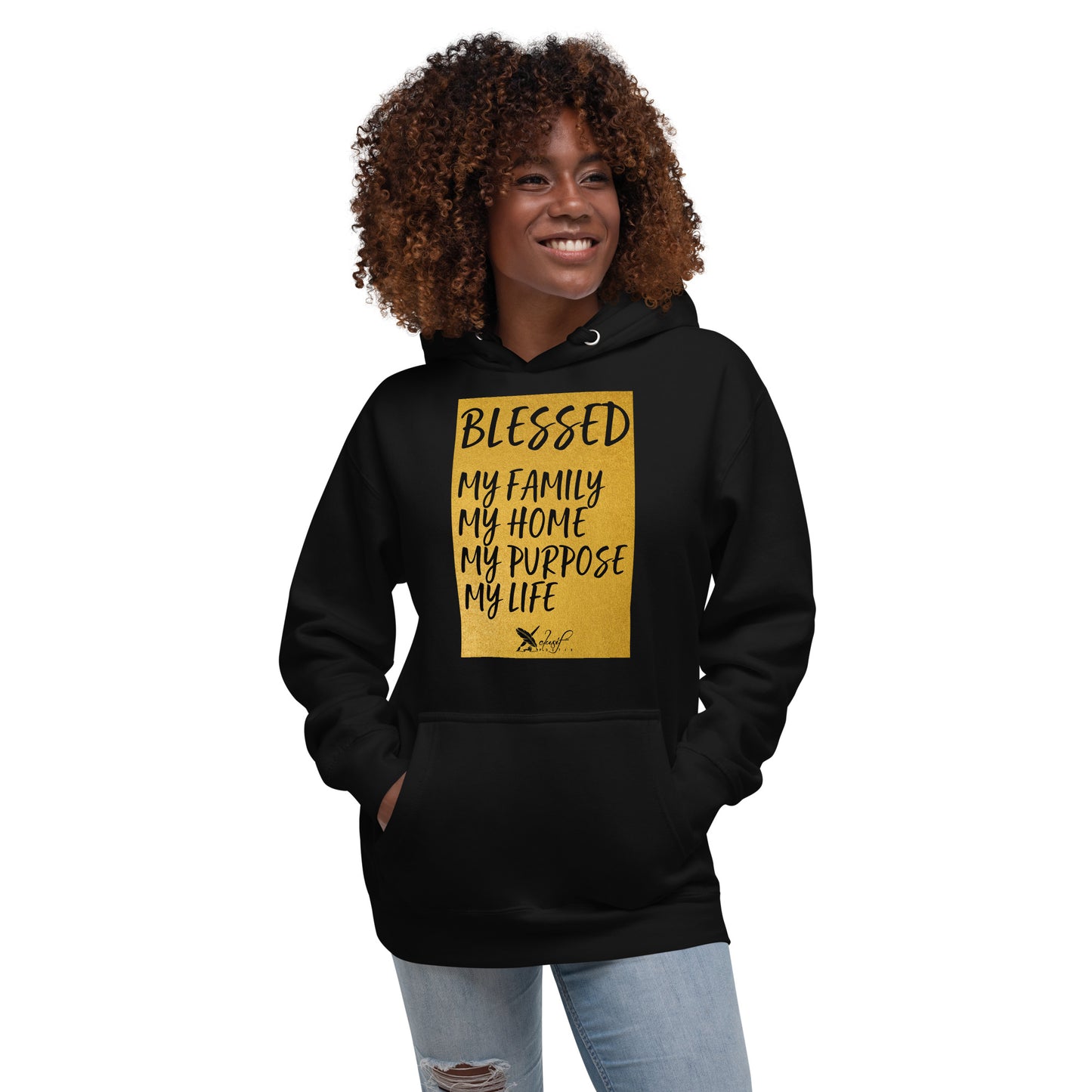 BLESSED BY XCLUSIF POETIX Unisex Hoodie