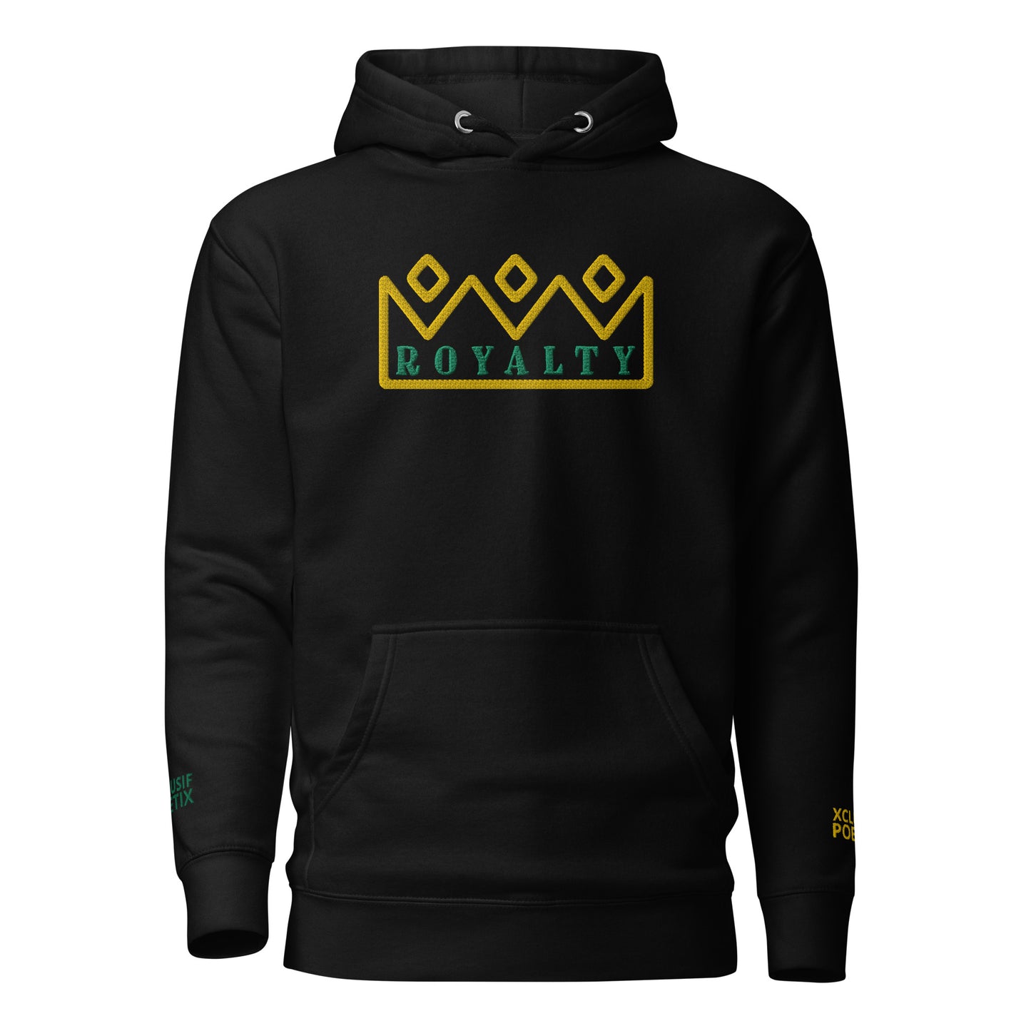 ROYALTY BY XCLUSIF POETIX Embroidery Unisex Hoodie