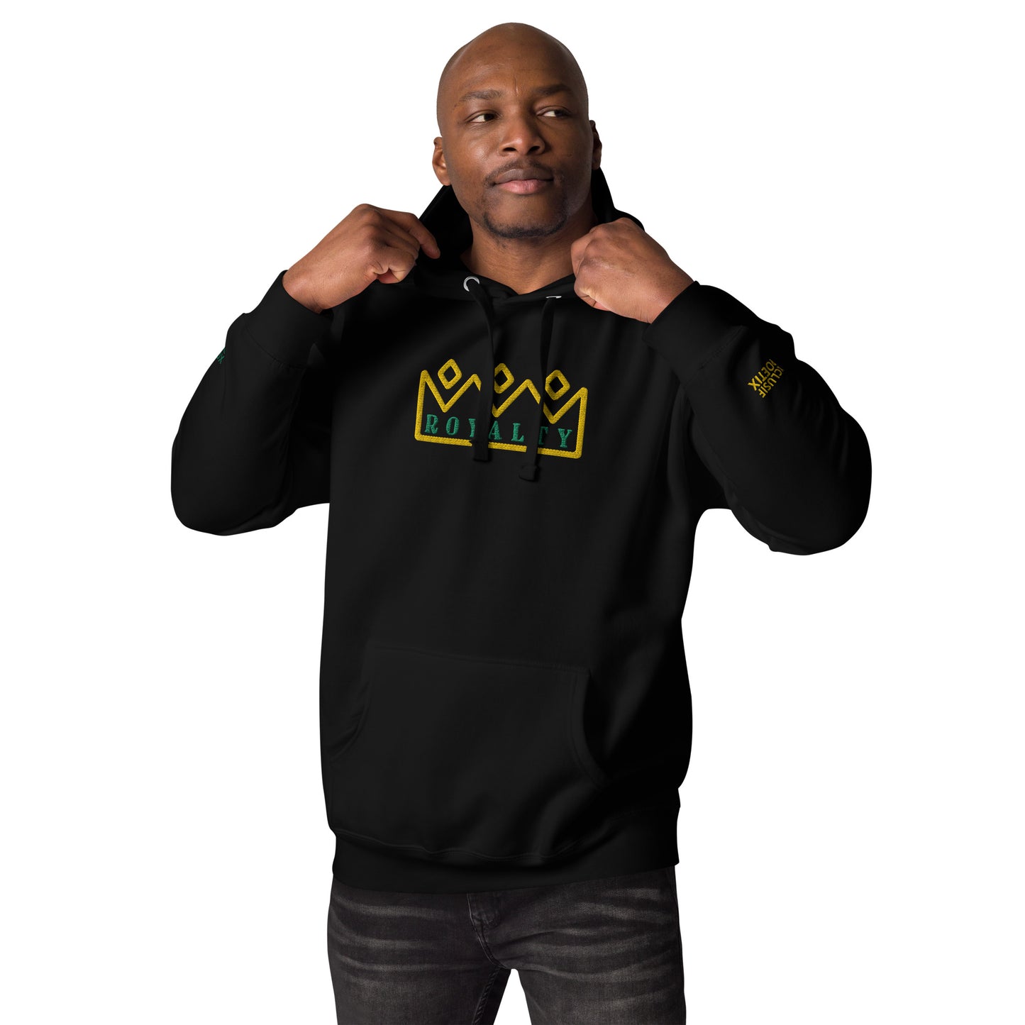 ROYALTY BY XCLUSIF POETIX Embroidery Unisex Hoodie