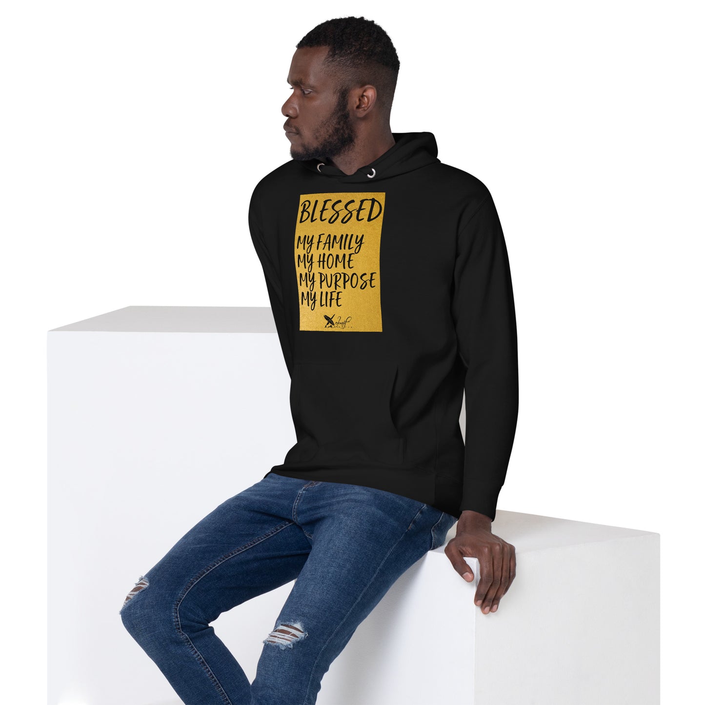 BLESSED BY XCLUSIF POETIX Unisex Hoodie