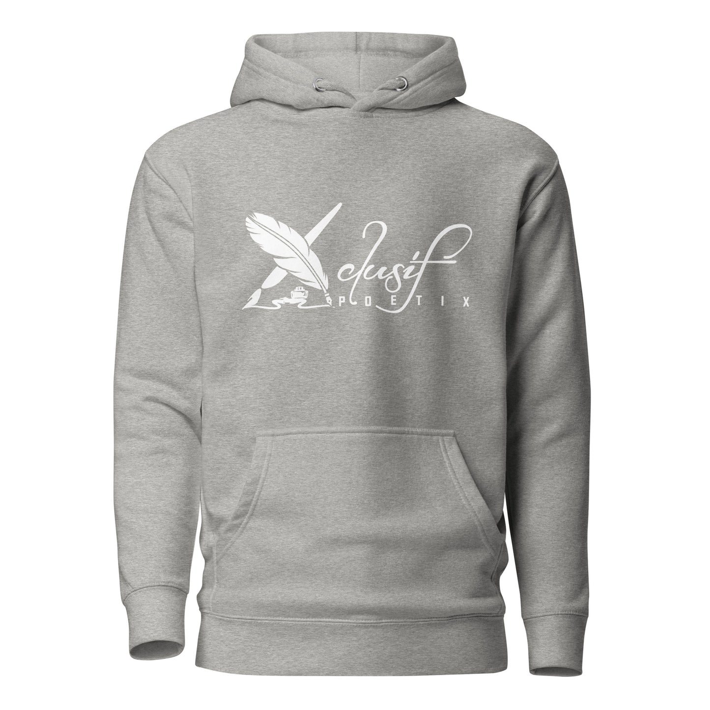 XCLUSIF POETIX WHITE LOGO Unisex Hoodie