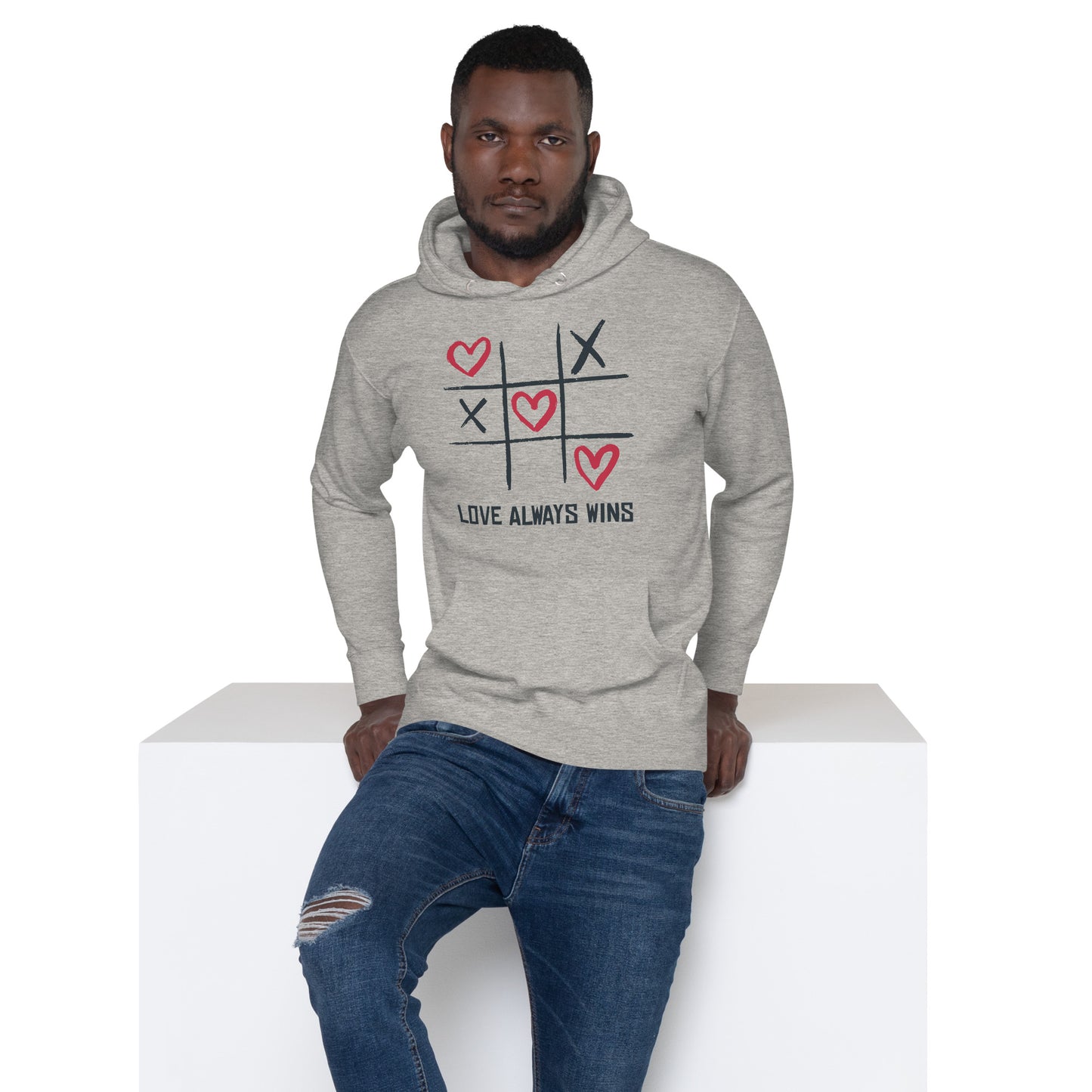 "LOVE ALWAYS WINS" BY XCLUSIF POETIX Unisex Hoodie